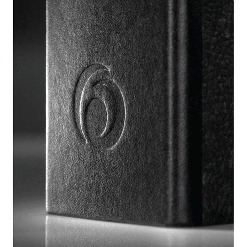 herlitz Wolkenmarmor-Papier Doppelordner Karton 7,0 cm - schwarz
