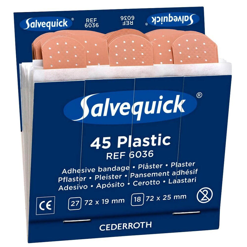 Salvequick® Pflaster Plastic - 45 Stück