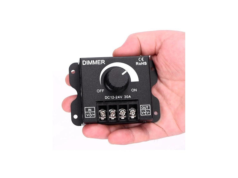 Light Solutions Dimmer - Manual + Remote - 5V/12V/24V - 30A