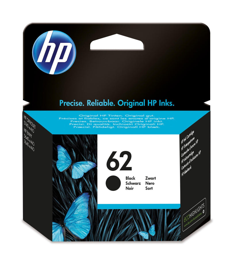 HP Original 62 Druckerpatrone - schwarz (C2P04AE)