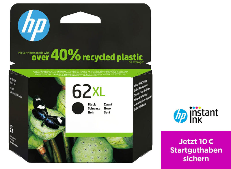 HP Original 62XL Druckerpatrone - schwarz (C2P05AE)