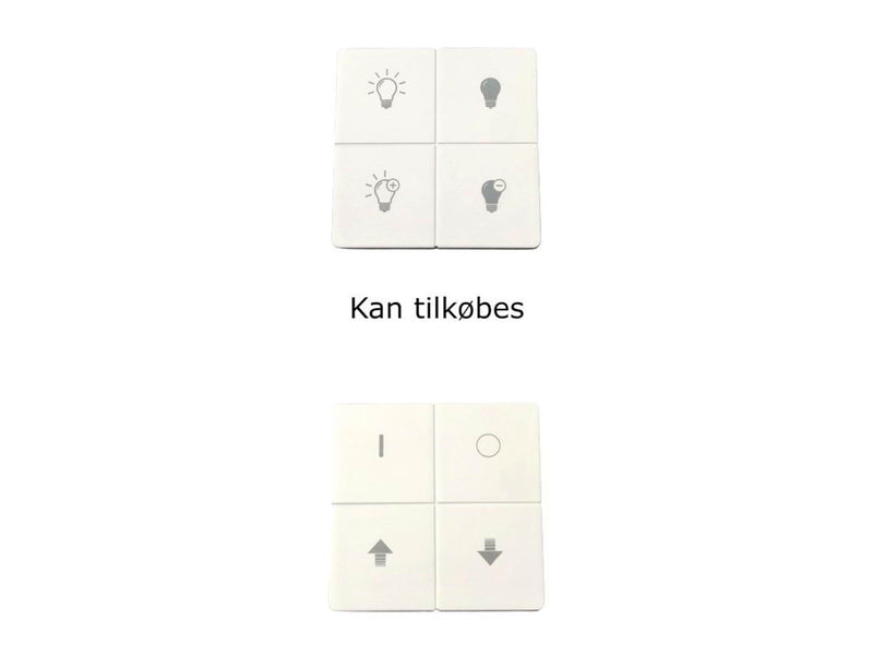 Light Solutions Lightbee ZigBee-Schalter für FUGA - Austauschbare Tasten