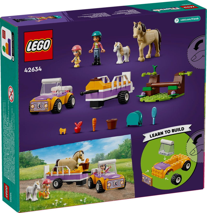 LEGO® Friends 42634 Pferde- und Pony-Anhänger
