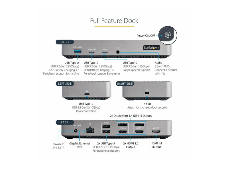 StarTech.com 116E-USBC-DOCK