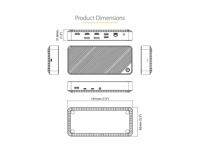 StarTech.com 116E-USBC-DOCK