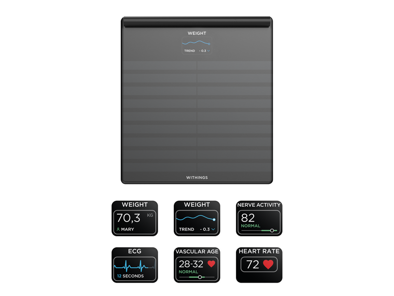 Withings Analysewaage Body Scan - Black