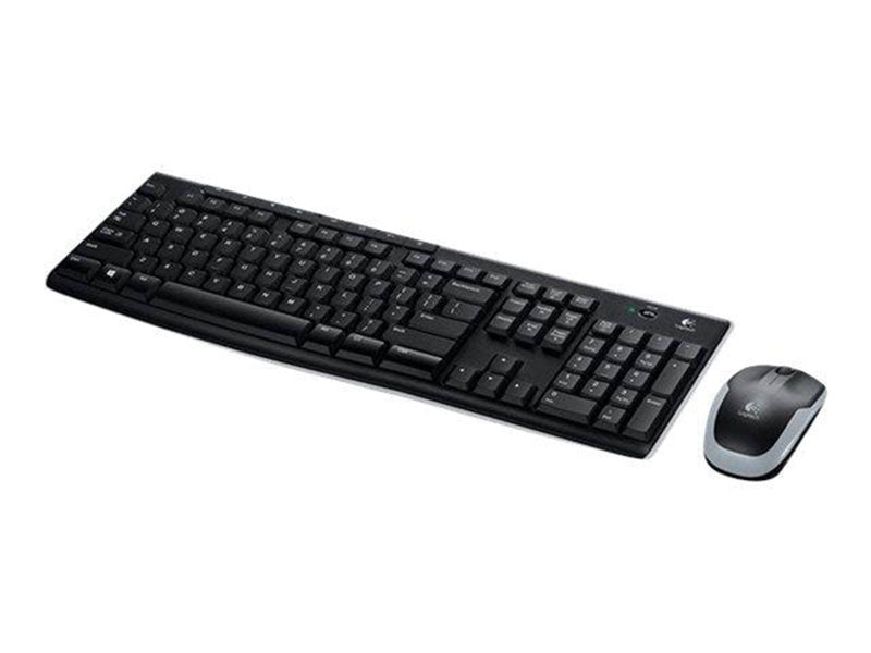 Logitech MK270 Wireless Combo - keyboard and mouse set - Hungarian - Tastatur & Maus Set - Ungarisch - Schwarz