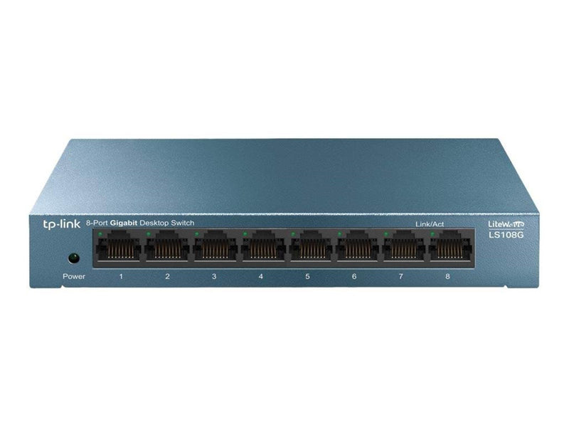 TP-Link LiteWave LS108G 8-Port 10/100/1000Mbps Desktop Network Switch