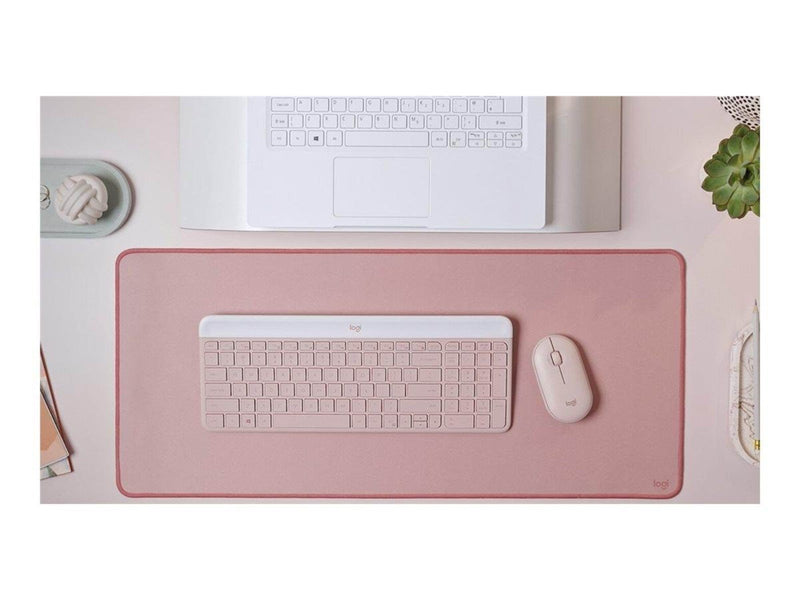 Logitech Slim Wireless Combo MK470 - Tastatur & Maus Set - Universal - Pink
