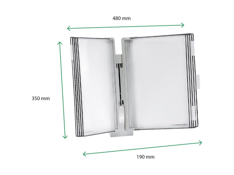 Tarifold t-office display panel system - for A4 - grey
