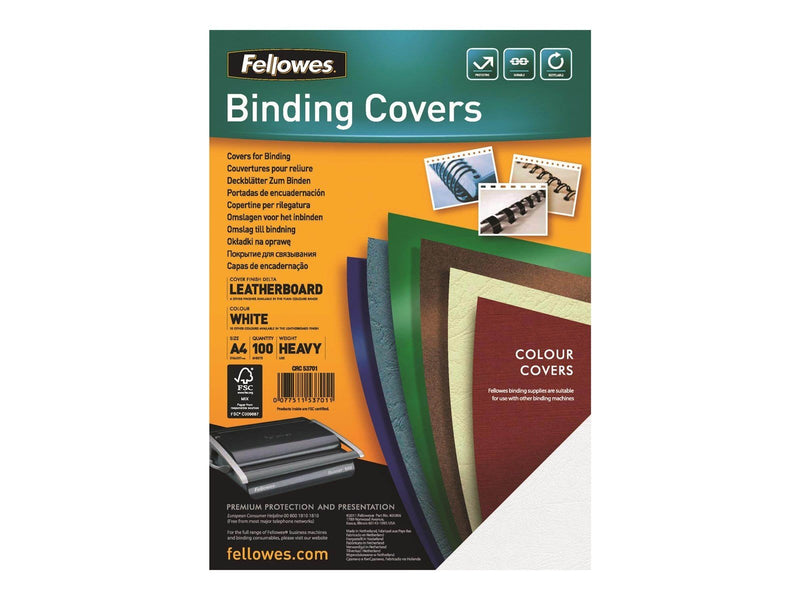 Fellowes Delta - 100 pcs. - 250 g/m² - binding cover - Binding cover