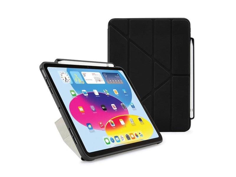 Pipetto iPad 10.9" (10:th gen) Origami No3 Pencil Case - Black
