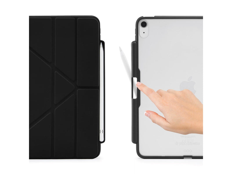 Pipetto iPad 10.9" (10:th gen) Origami No3 Pencil Case - Black