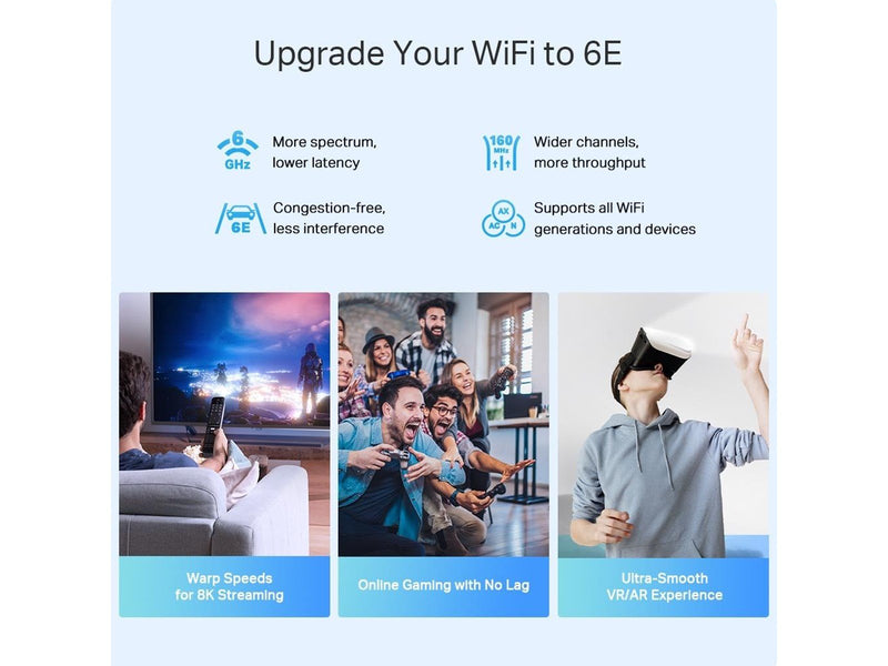 TP-Link Deco XE75 Pro (1-Pack) - Mesh router Wi-Fi 6