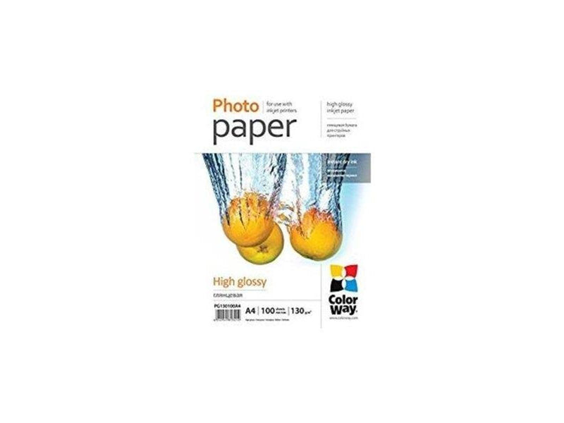 ColorWay - photo paper - high-glossy - 50 sheet(s) - 100 x 150 mm - 180 g/m²