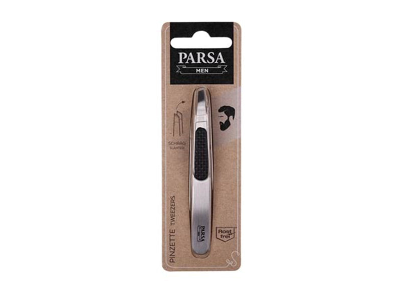 PARSA Men tweezers in stainless steel.