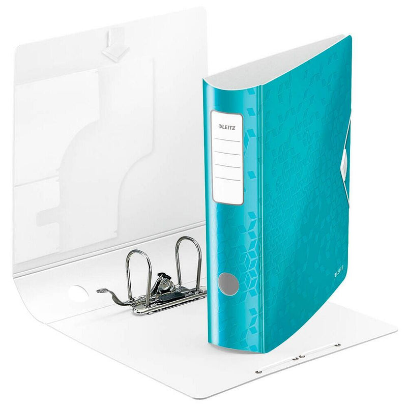 LEITZ Active WOW 1106 Ordner Kunststoff 8,2 cm DIN A4 - eisblau