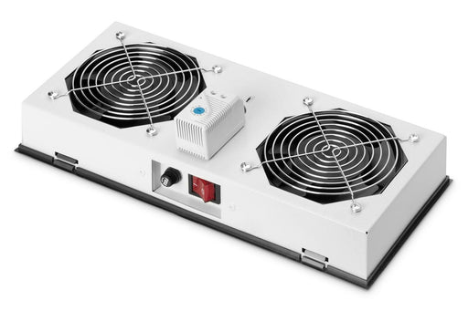 Digitus Dachlüftermodule für 19'-IP55 Wandgehäuse 2 Lüfter RAL7035 grau