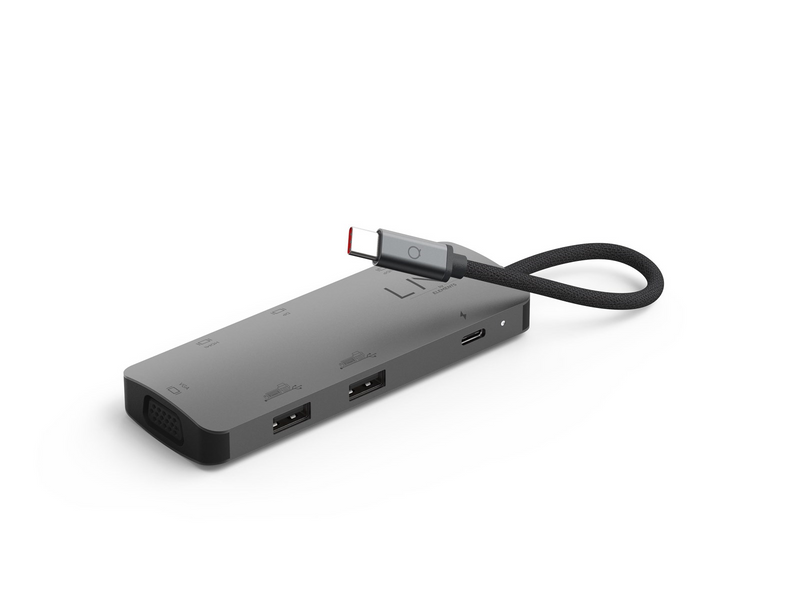 LINQ 7-in-1 Multiport Adapter Triple 4K MST (with PD)