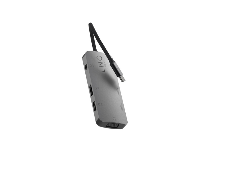 LINQ 7-in-1 Multiport Adapter Triple 4K MST (with PD)