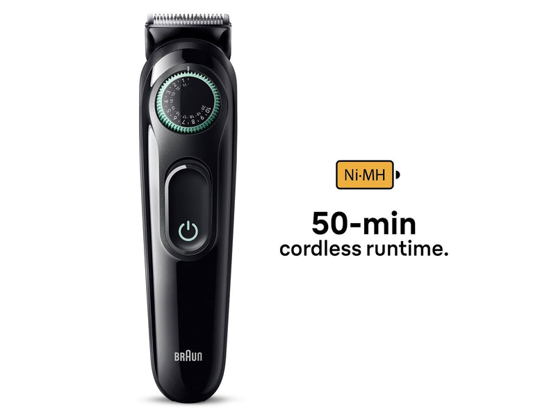 Braun Barttrimmer Styler BT3421 Black / Vibrant Green