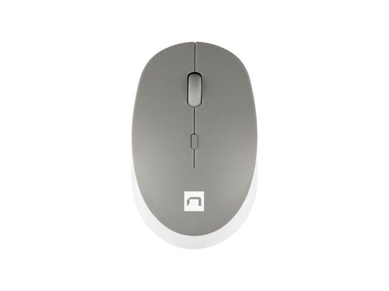 Natec Harrier 2 - mouse - Bluetooth 5.1 - grey white - Maus (Grau)