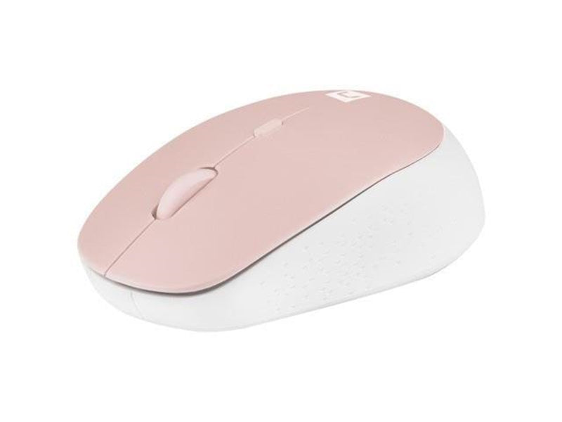 Natec Harrier 2 - mouse - Bluetooth 5.1 - white pink - Maus (Weiß)
