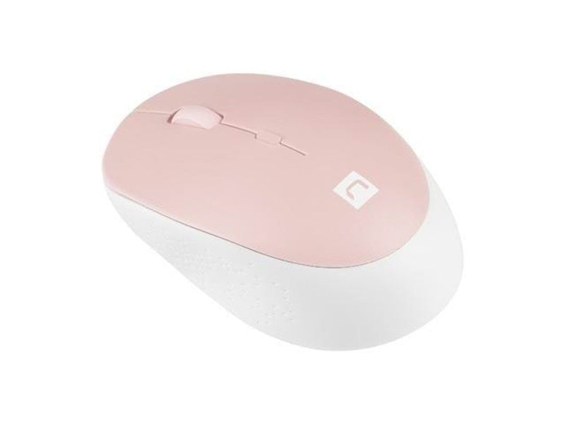 Natec Harrier 2 - mouse - Bluetooth 5.1 - white pink - Maus (Weiß)