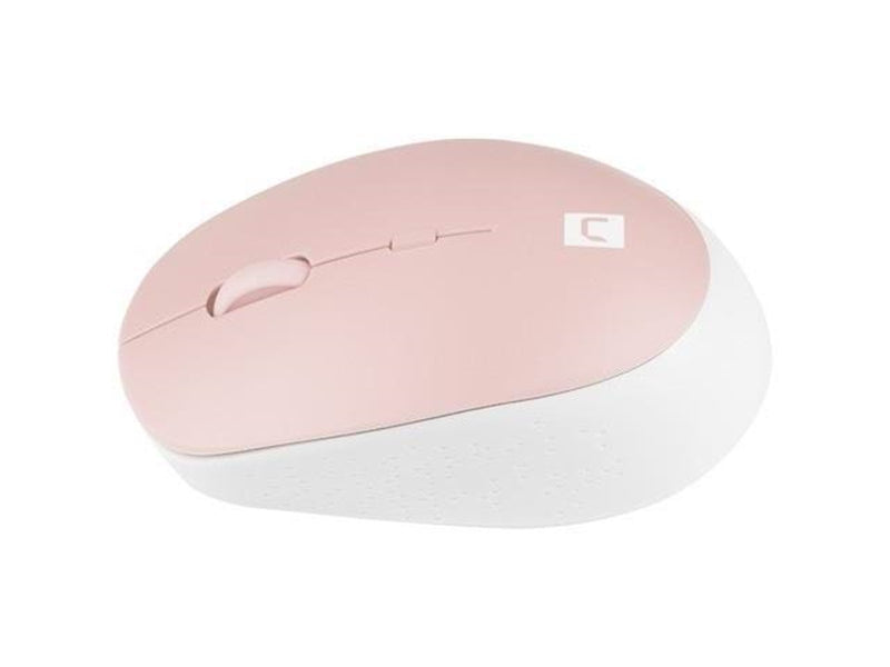 Natec Harrier 2 - mouse - Bluetooth 5.1 - white pink - Maus (Weiß)