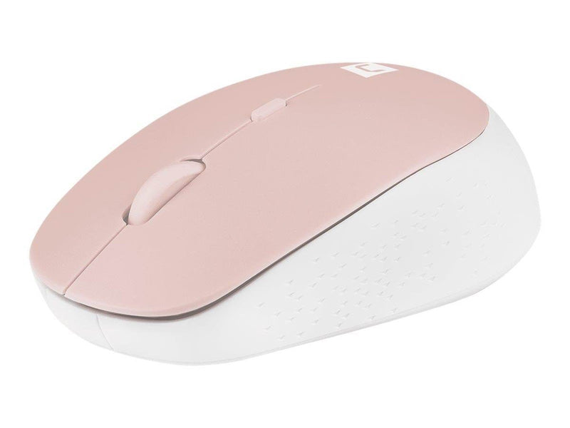 Natec Harrier 2 - mouse - Bluetooth 5.1 - white pink - Maus (Weiß)