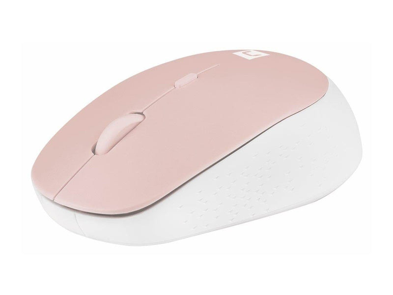 Natec Harrier 2 - mouse - Bluetooth 5.1 - white pink - Maus (Weiß)