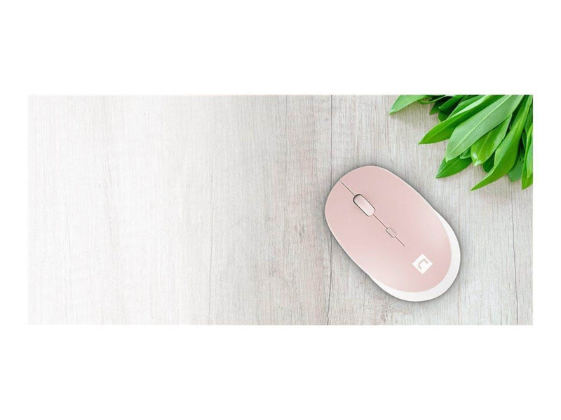 Natec Harrier 2 - mouse - Bluetooth 5.1 - white pink - Maus (Weiß)