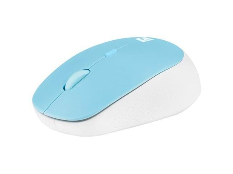 Natec Harrier 2 - mouse - Bluetooth 5.1 - white blue - Maus (Blau)