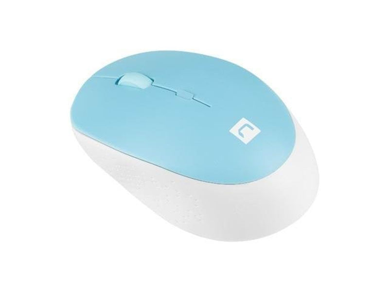 Natec Harrier 2 - mouse - Bluetooth 5.1 - white blue - Maus (Blau)