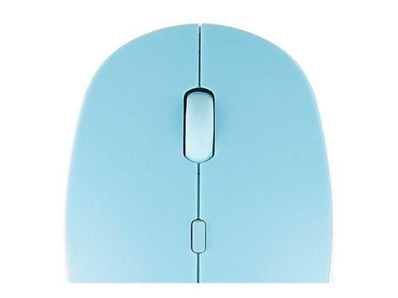 Natec Harrier 2 - mouse - Bluetooth 5.1 - white blue - Maus (Blau)