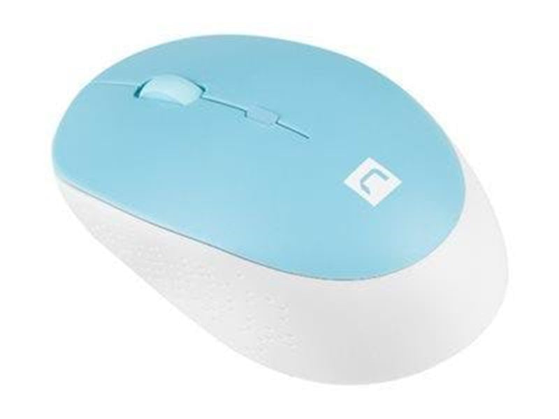 Natec Harrier 2 - mouse - Bluetooth 5.1 - white blue - Maus (Blau)
