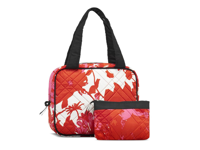Karen 2-piece toilet bag set in organic cotton.