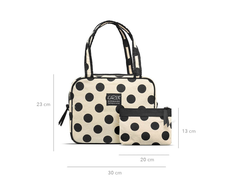 Karen 2-part cosmetic bag set