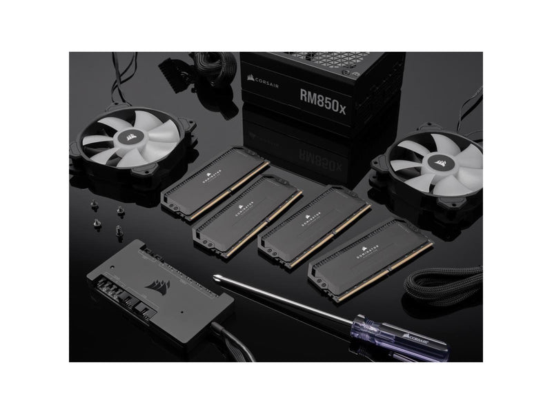 Corsair Dominator Platinum RGB DDR5-6400 - 64GB - CL32 - Quad Channel (4 pcs) - Intel XMP - Schwarz mit RGB