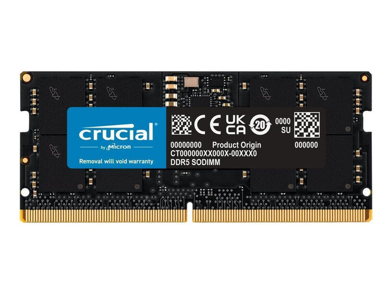 Crucial Classic SODIMM DDR5-5600 - 32GB - CL46 - Single Channel (1 pcs) - Schwarz