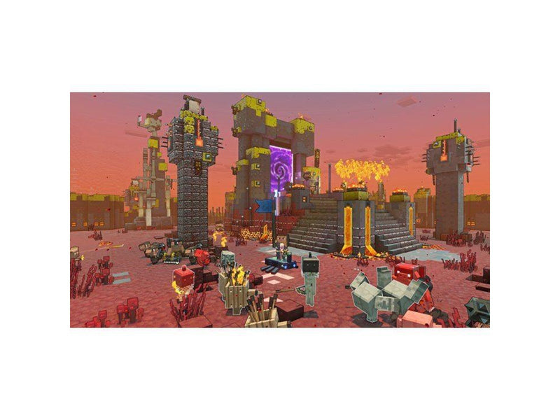 Minecraft Legends (Deluxe Edition) - Sony PlayStation 4 - Real Time Strategy - PEGI 7
