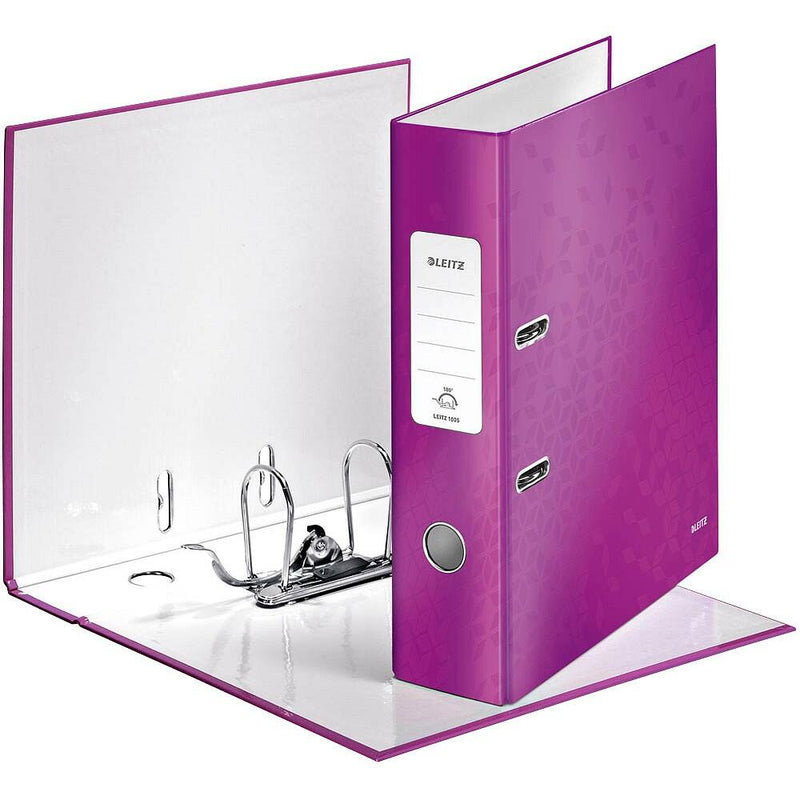 LEITZ Ordner Karton 8,0 cm DIN A4 - lila