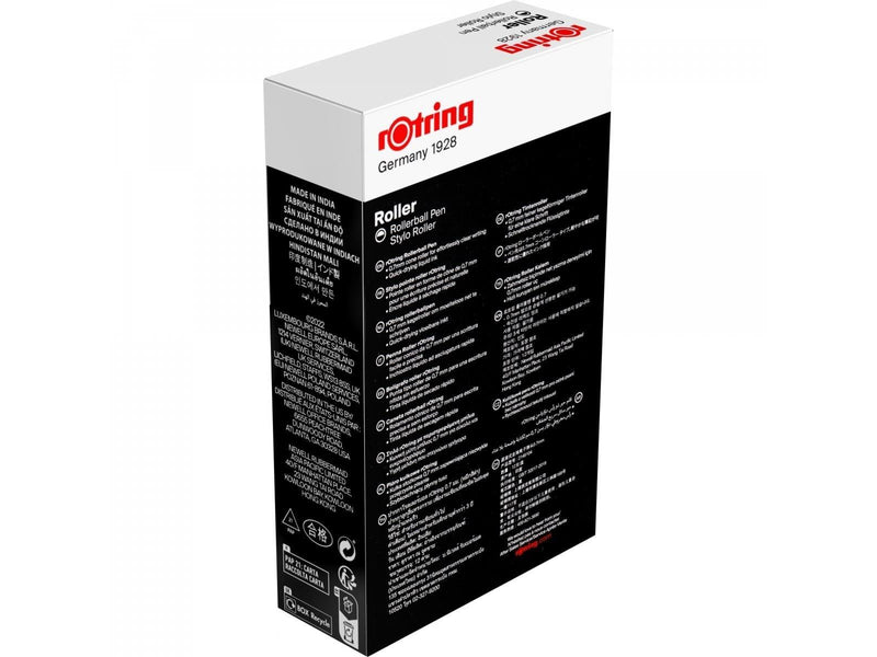 Rotring rOtring Rollerball Tintenroller | feine Spitze (0,7 mm) für saubere Linien | schwarze Tinte | 12 Stück