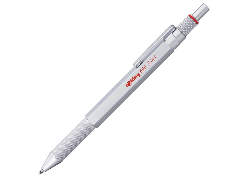 Rotring rOtring 6 3-in-1-Schreibgerät mit Kugelschreiber und Druckbleistift | Kugelschreiber mit 2 feinen Spitzen (schwarze und