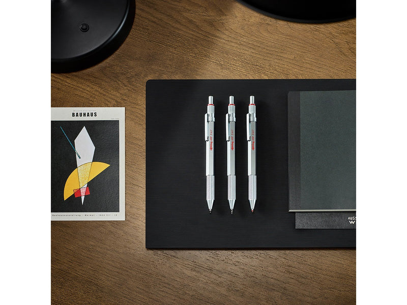 Rotring rOtring 6 3-in-1-Schreibgerät mit Kugelschreiber und Druckbleistift | Kugelschreiber mit 2 feinen Spitzen (schwarze und
