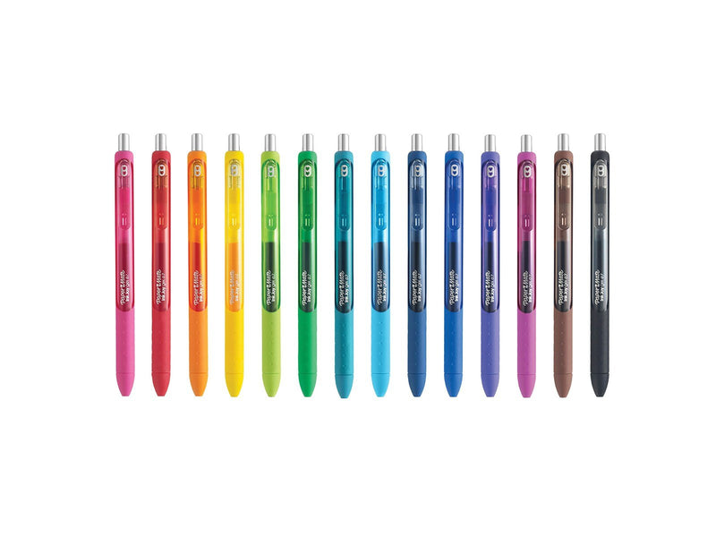 Paper Mate InkJoy Gelstifte | mittlere Spitze (0,7mm) | sortierte Farben | 14 Stück