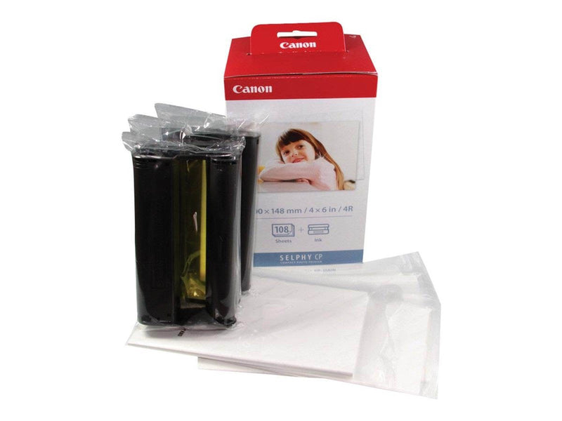 Canon KP-108IN Color Ink Paper Set for Selphy
