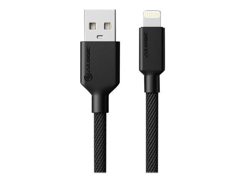 ALOGIC Elements PRO USB-A to Lightning cable 1m - Black