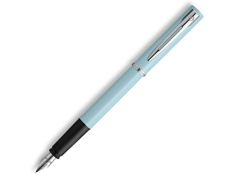 Waterman Allure Füller | Pastell-Baby Blue | Füllfederhalter mit feiner Feder | Blaue Tinte | Geschenkbox