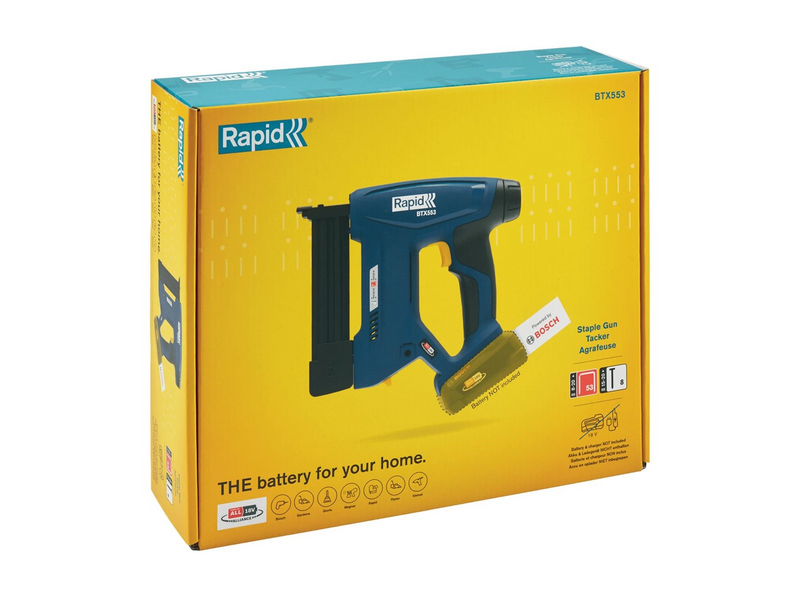 Rapid BTX553 Battery-powered staple gun 18V P4A